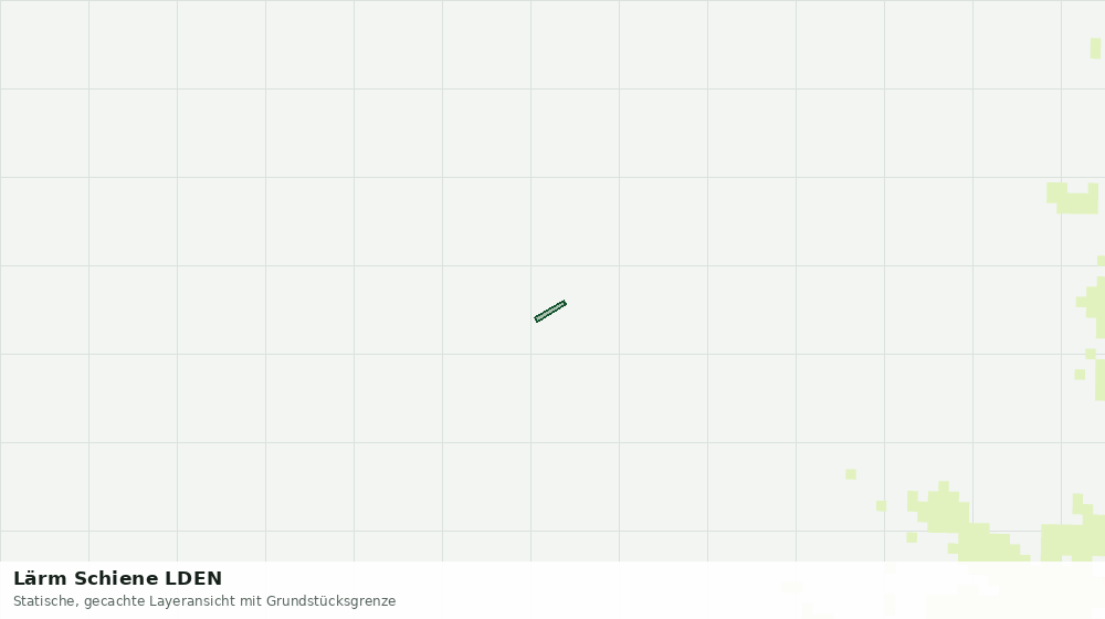 Statische Kartenansicht: Lärm Schiene LDEN