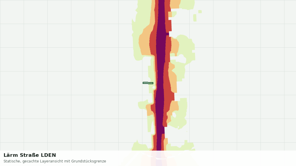 Statische Kartenansicht: Lärm Straße LDEN