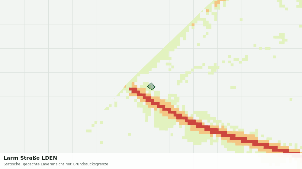 Statische Kartenansicht: Lärm Straße LDEN
