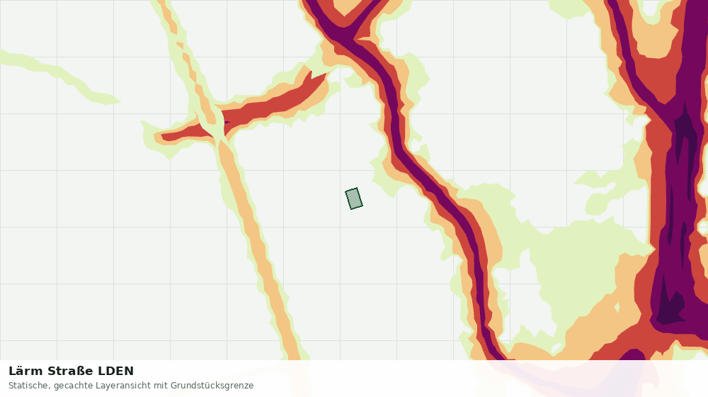 Statische Kartenansicht: Lärm Straße LDEN