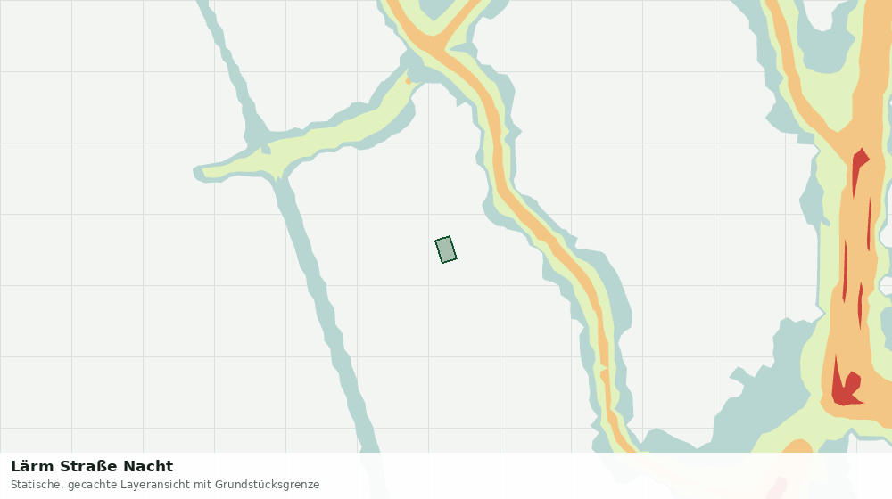Statische Kartenansicht: Lärm Straße Nacht