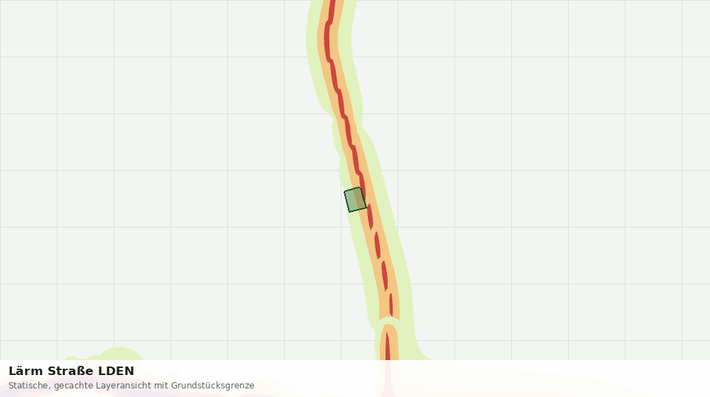 Statische Kartenansicht: Lärm Straße LDEN