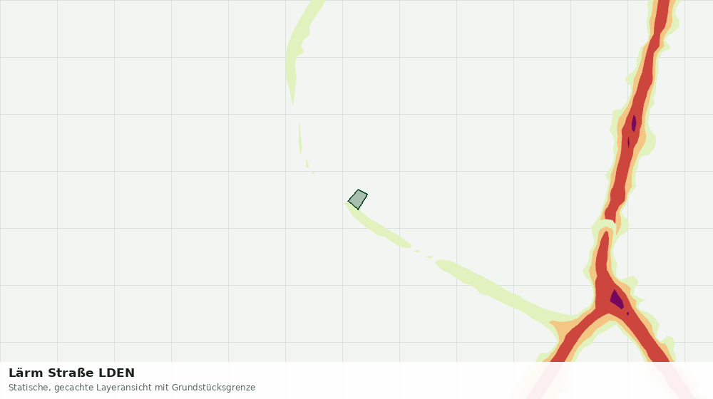 Statische Kartenansicht: Lärm Straße LDEN