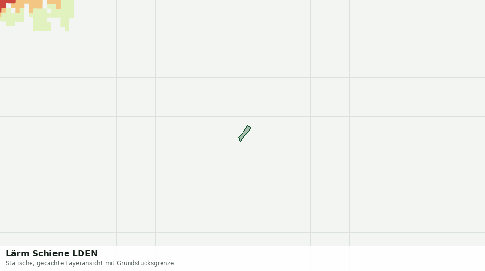 Statische Kartenansicht: Lärm Schiene LDEN