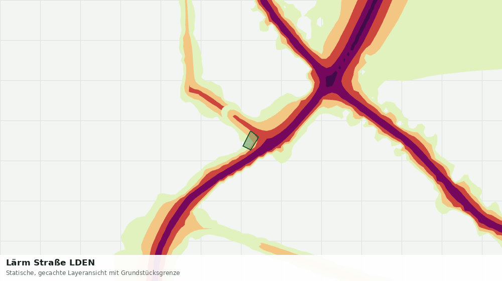 Statische Kartenansicht: Lärm Straße LDEN