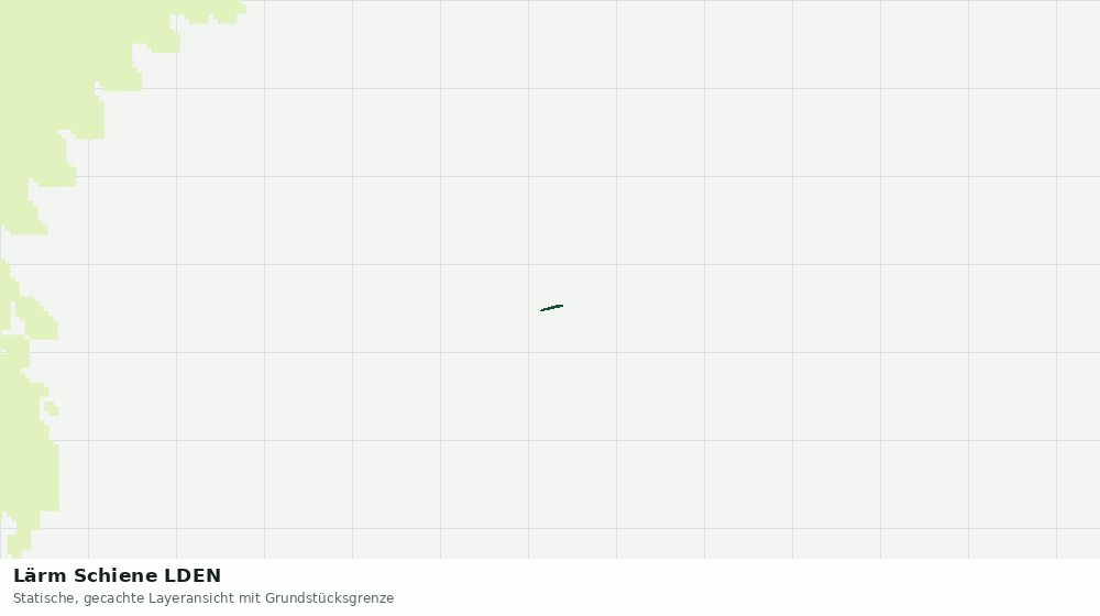 Statische Kartenansicht: Lärm Schiene LDEN