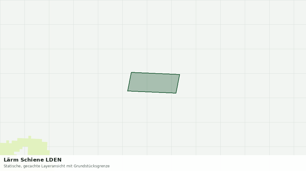 Statische Kartenansicht: Lärm Schiene LDEN