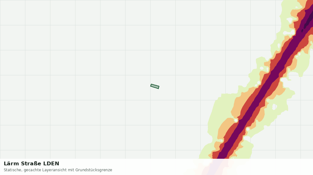 Statische Kartenansicht: Lärm Straße LDEN