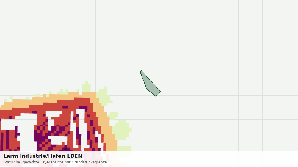 Statische Kartenansicht: Lärm Industrie/Häfen LDEN