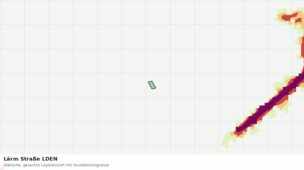 Statische Kartenansicht: Lärm Straße LDEN