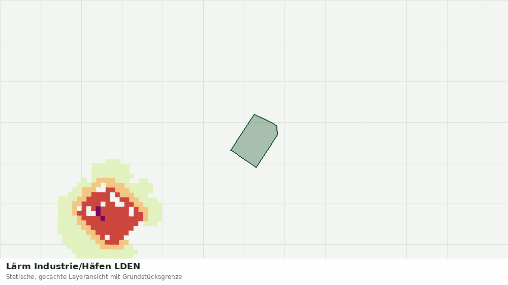 Statische Kartenansicht: Lärm Industrie/Häfen LDEN