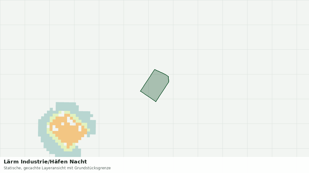 Statische Kartenansicht: Lärm Industrie/Häfen Nacht