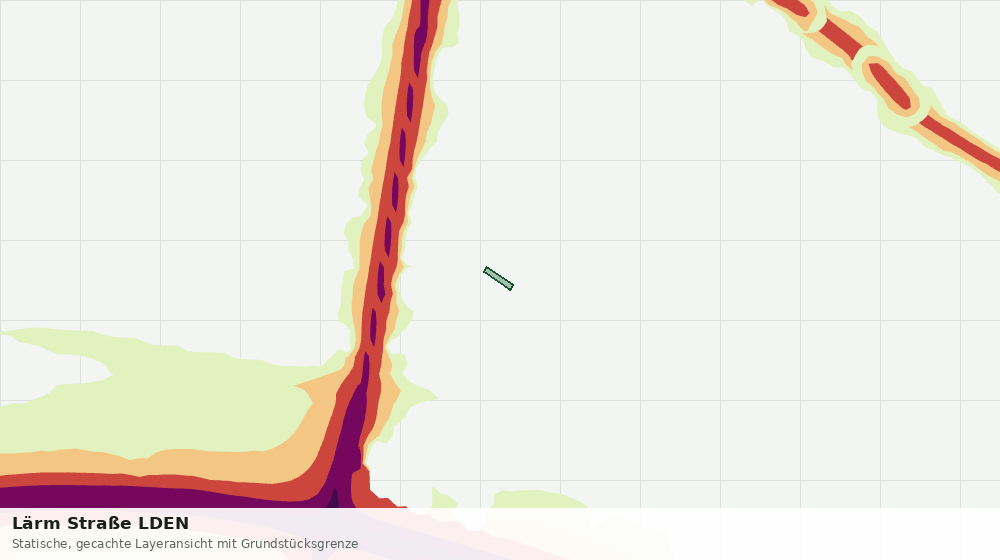Statische Kartenansicht: Lärm Straße LDEN
