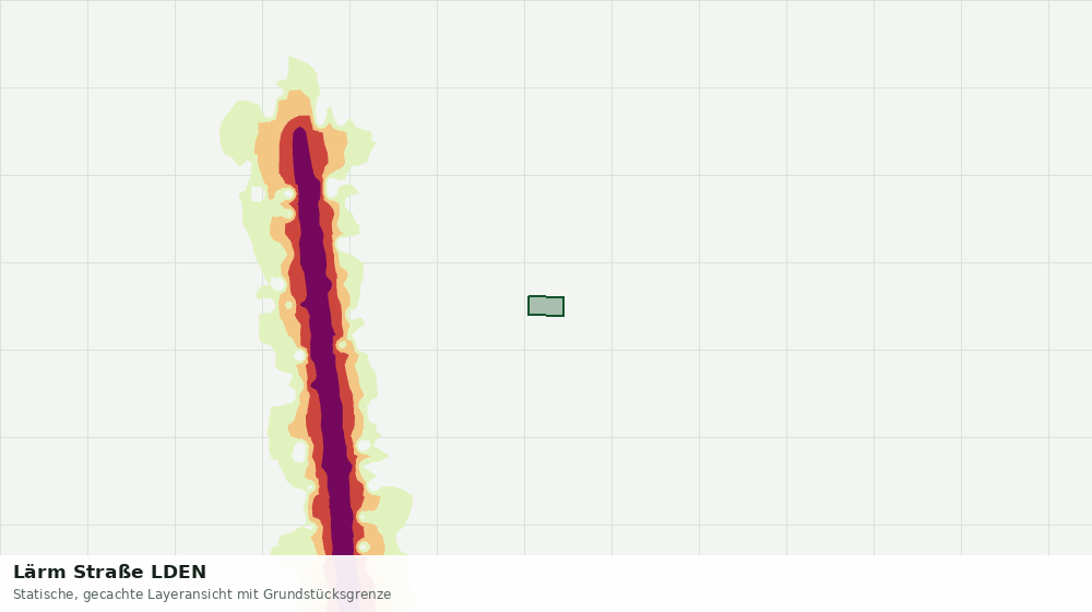 Statische Kartenansicht: Lärm Straße LDEN