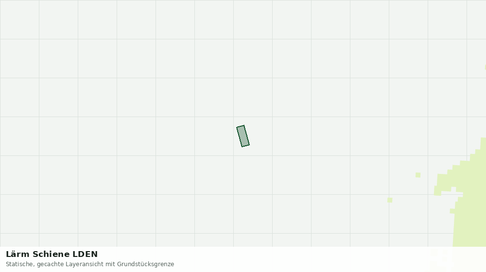 Statische Kartenansicht: Lärm Schiene LDEN