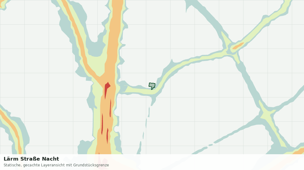 Statische Kartenansicht: Lärm Straße Nacht