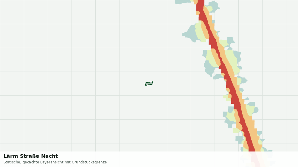Statische Kartenansicht: Lärm Straße Nacht