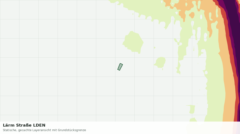Statische Kartenansicht: Lärm Straße LDEN