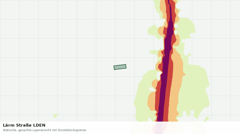 Statische Kartenansicht: Lärm Straße LDEN
