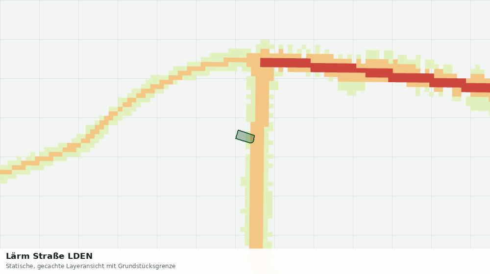 Statische Kartenansicht: Lärm Straße LDEN