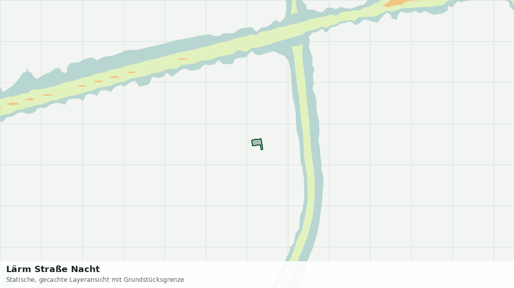 Statische Kartenansicht: Lärm Straße Nacht