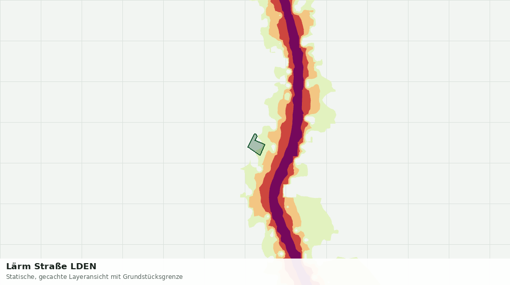 Statische Kartenansicht: Lärm Straße LDEN
