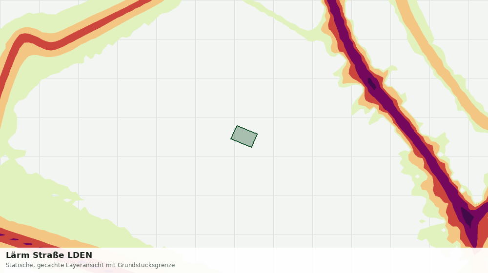Statische Kartenansicht: Lärm Straße LDEN