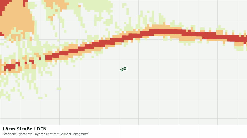 Statische Kartenansicht: Lärm Straße LDEN