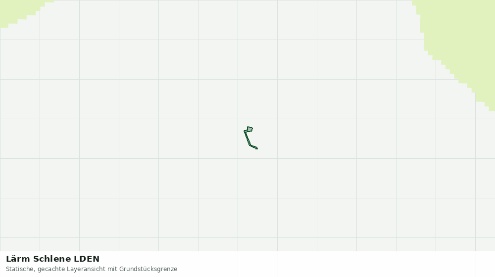 Statische Kartenansicht: Lärm Schiene LDEN