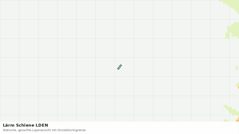 Statische Kartenansicht: Lärm Schiene LDEN