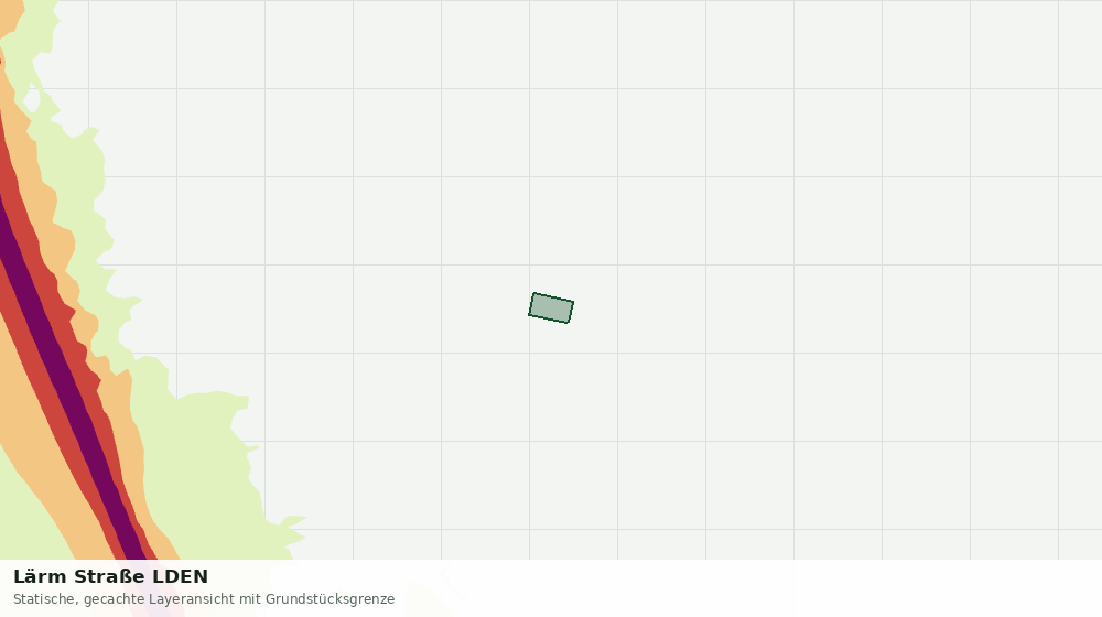 Statische Kartenansicht: Lärm Straße LDEN