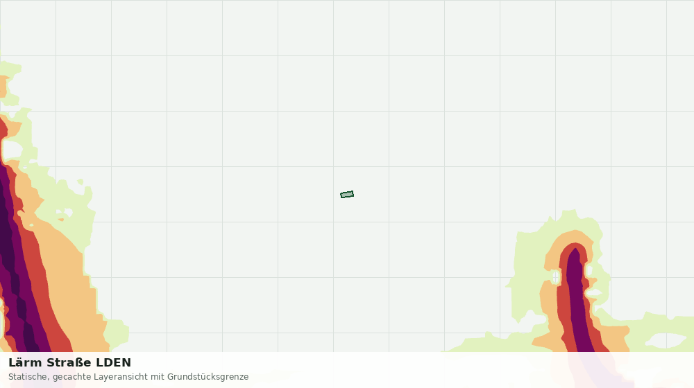 Statische Kartenansicht: Lärm Straße LDEN
