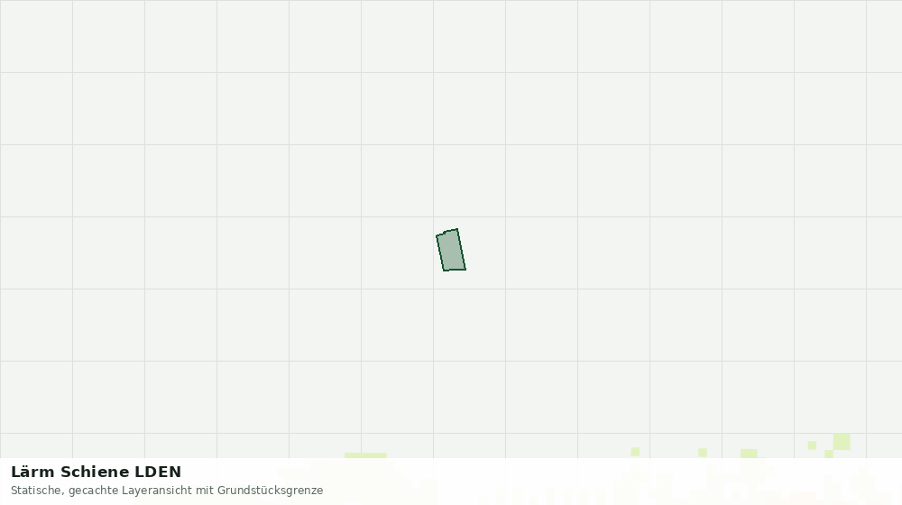 Statische Kartenansicht: Lärm Schiene LDEN