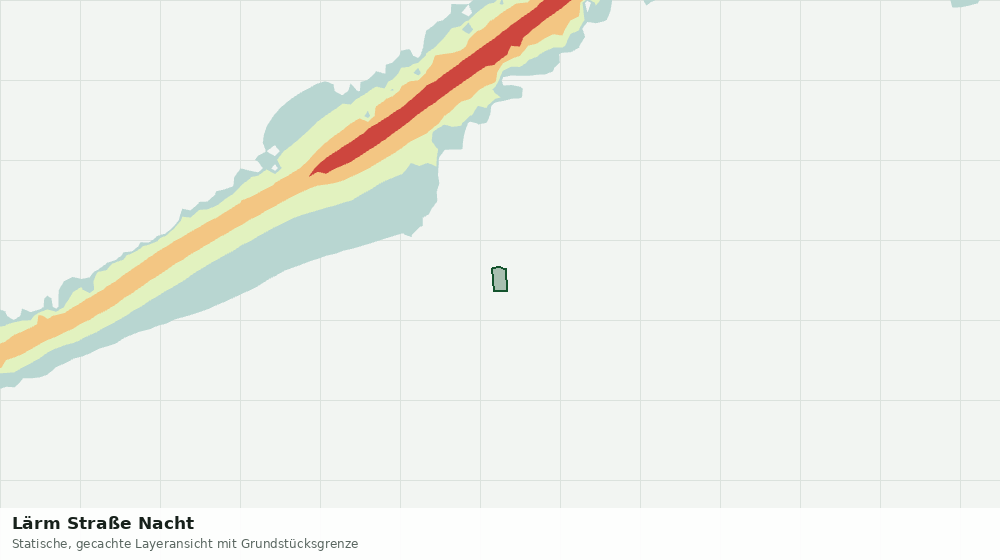 Statische Kartenansicht: Lärm Straße Nacht