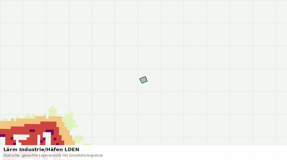 Statische Kartenansicht: Lärm Industrie/Häfen LDEN