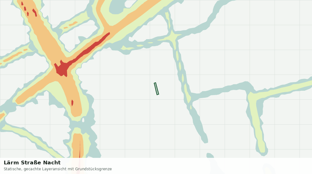 Statische Kartenansicht: Lärm Straße Nacht