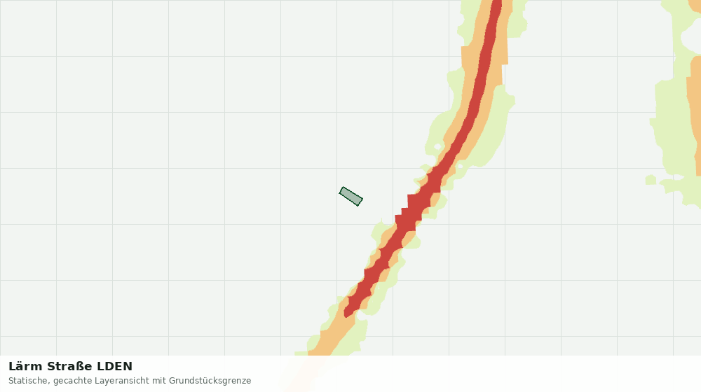 Statische Kartenansicht: Lärm Straße LDEN