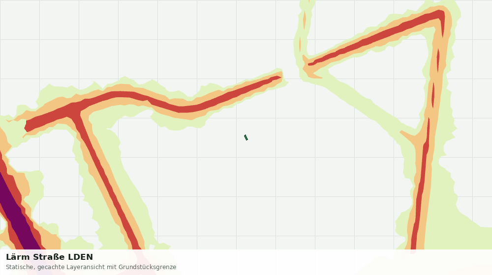 Statische Kartenansicht: Lärm Straße LDEN