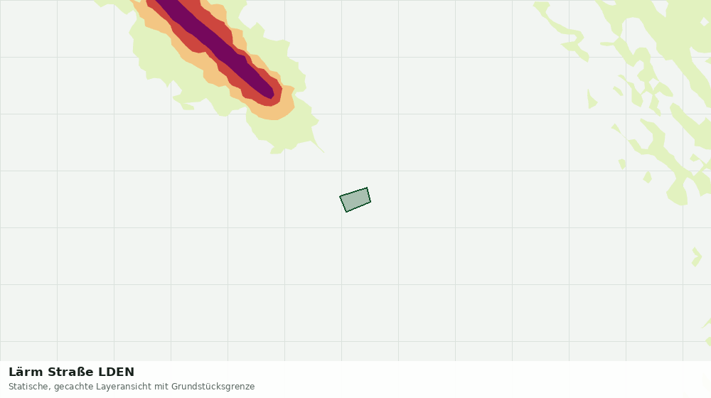 Statische Kartenansicht: Lärm Straße LDEN