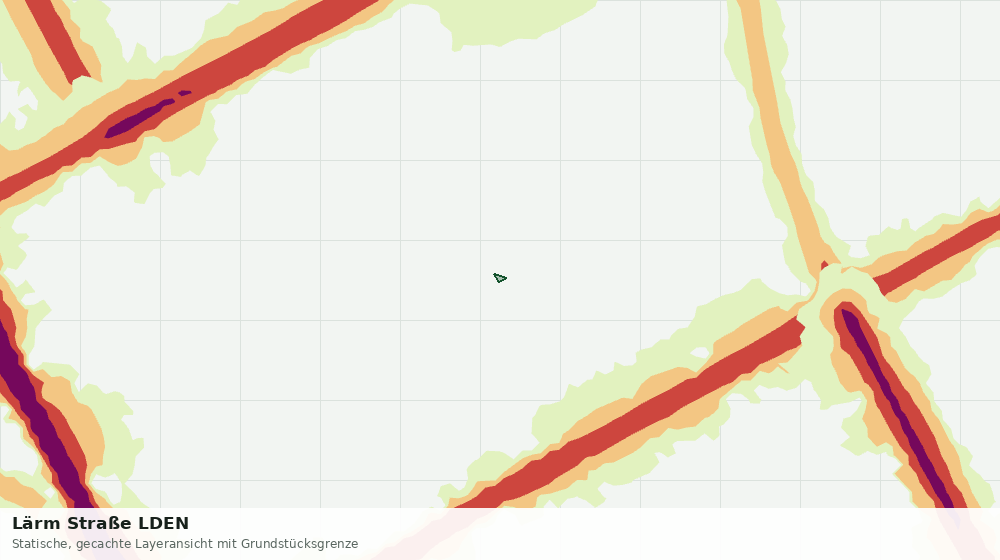 Statische Kartenansicht: Lärm Straße LDEN