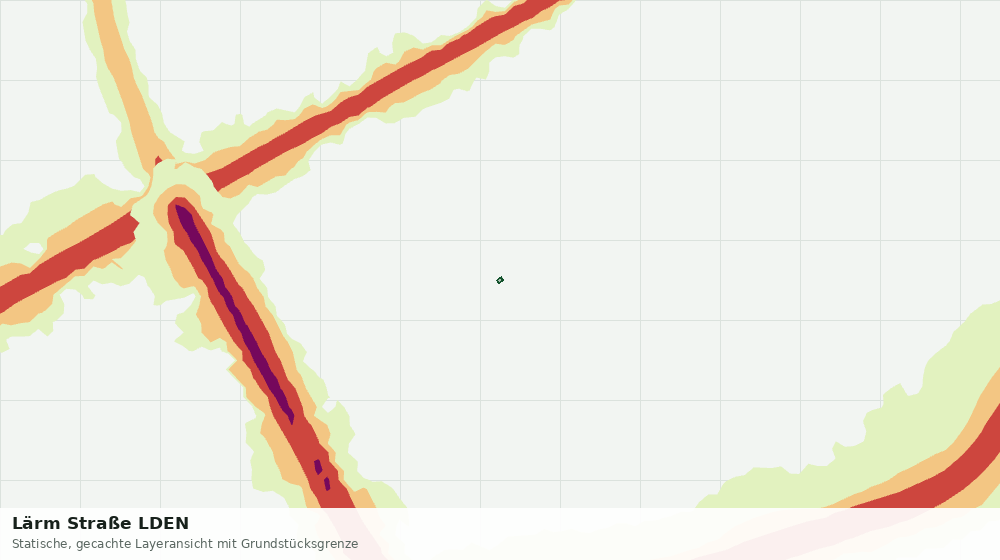 Statische Kartenansicht: Lärm Straße LDEN