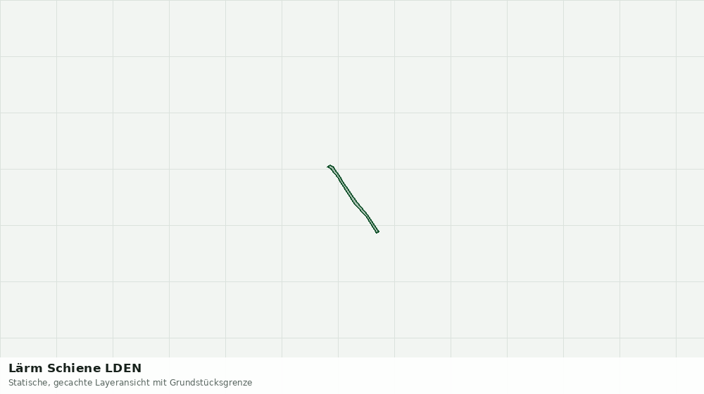 Statische Kartenansicht: Lärm Schiene LDEN