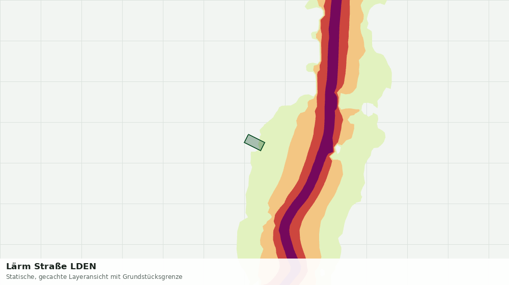 Statische Kartenansicht: Lärm Straße LDEN