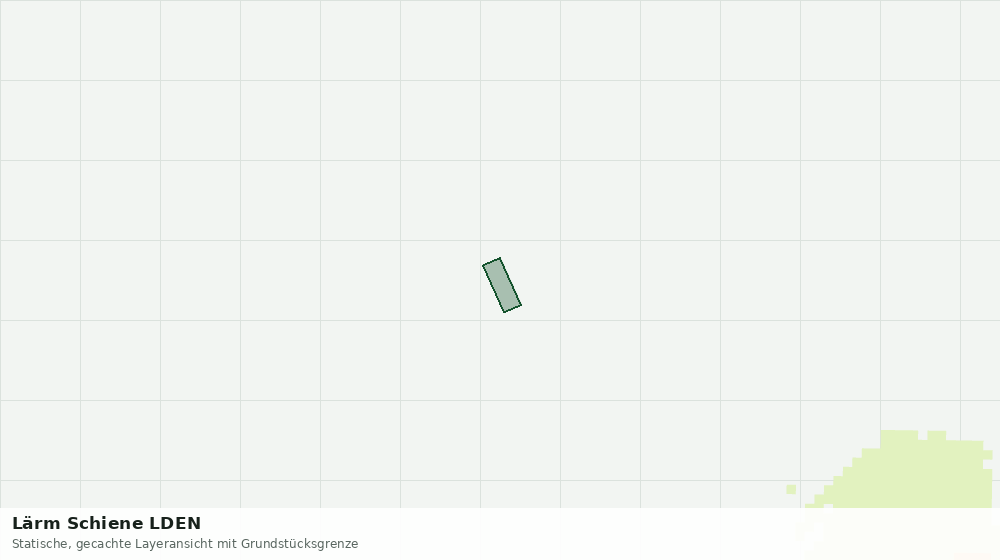 Statische Kartenansicht: Lärm Schiene LDEN