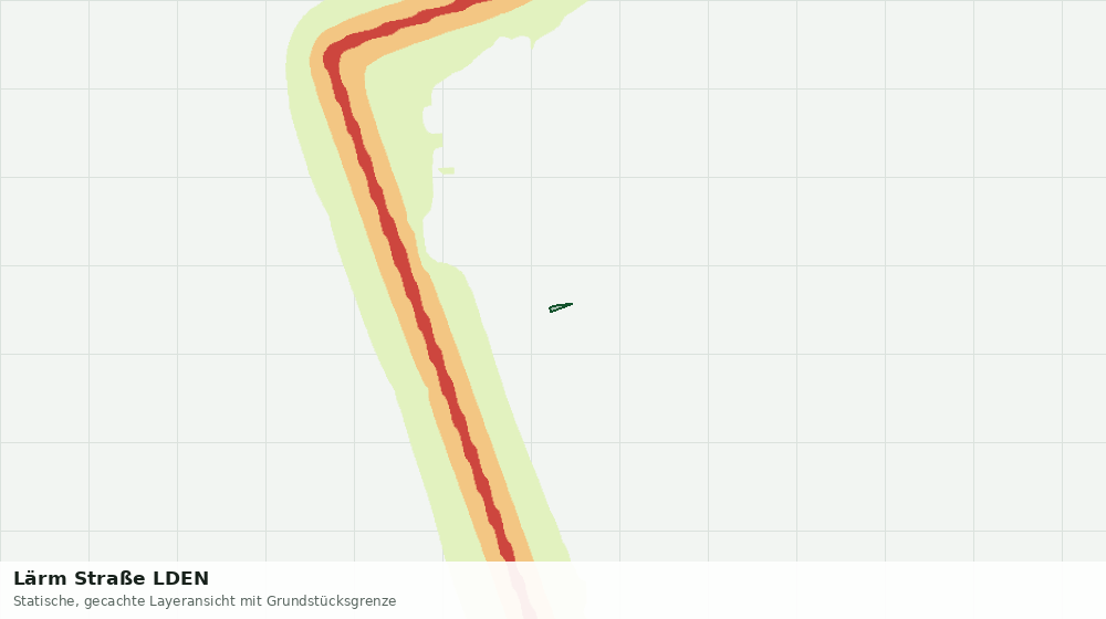 Statische Kartenansicht: Lärm Straße LDEN