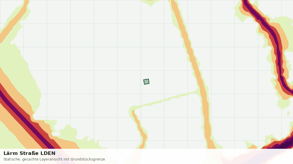 Statische Kartenansicht: Lärm Straße LDEN
