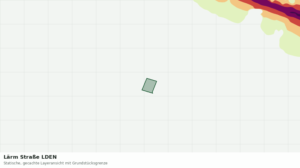 Statische Kartenansicht: Lärm Straße LDEN