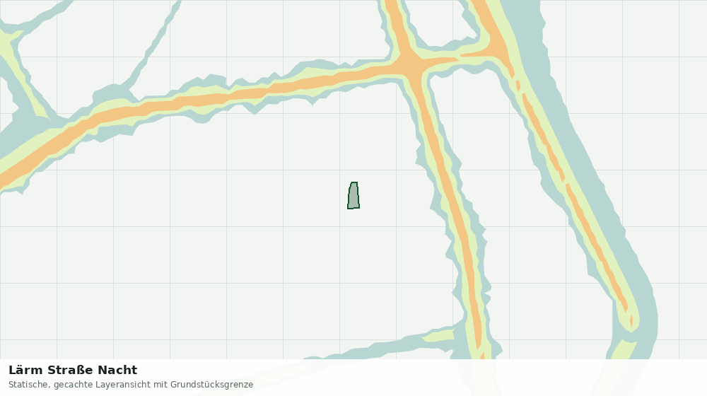 Statische Kartenansicht: Lärm Straße Nacht