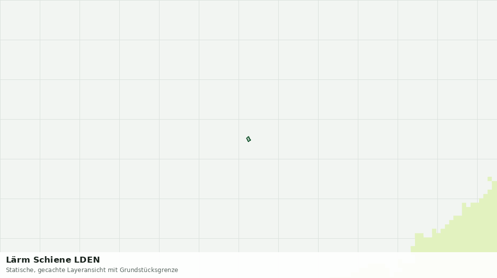 Statische Kartenansicht: Lärm Schiene LDEN