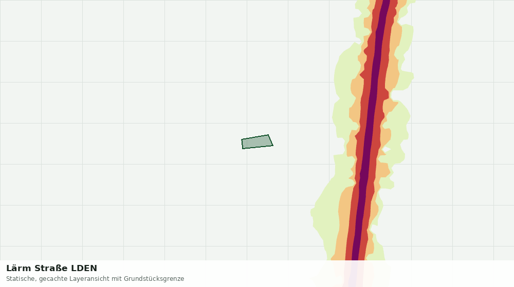 Statische Kartenansicht: Lärm Straße LDEN